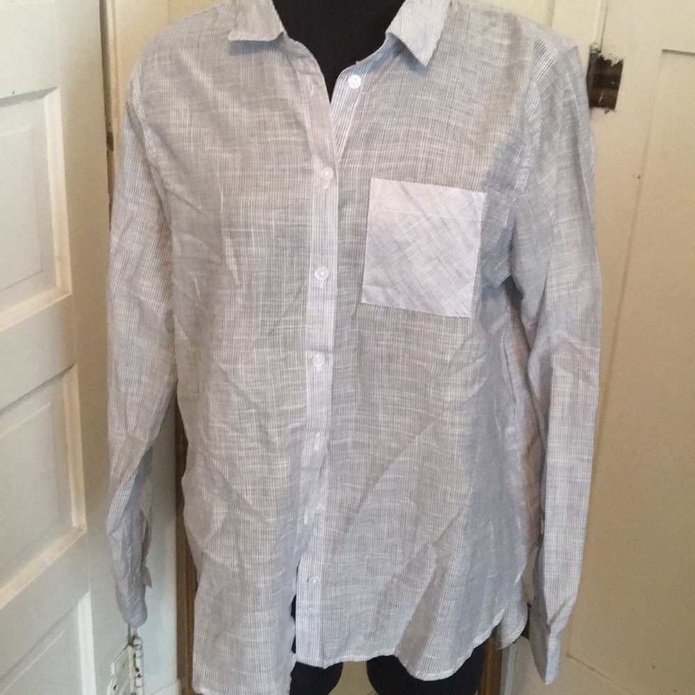 Flowy button up